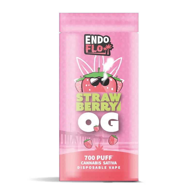 STRAWBERRY OG – 700 PUFF CBD VAPE - Image 2